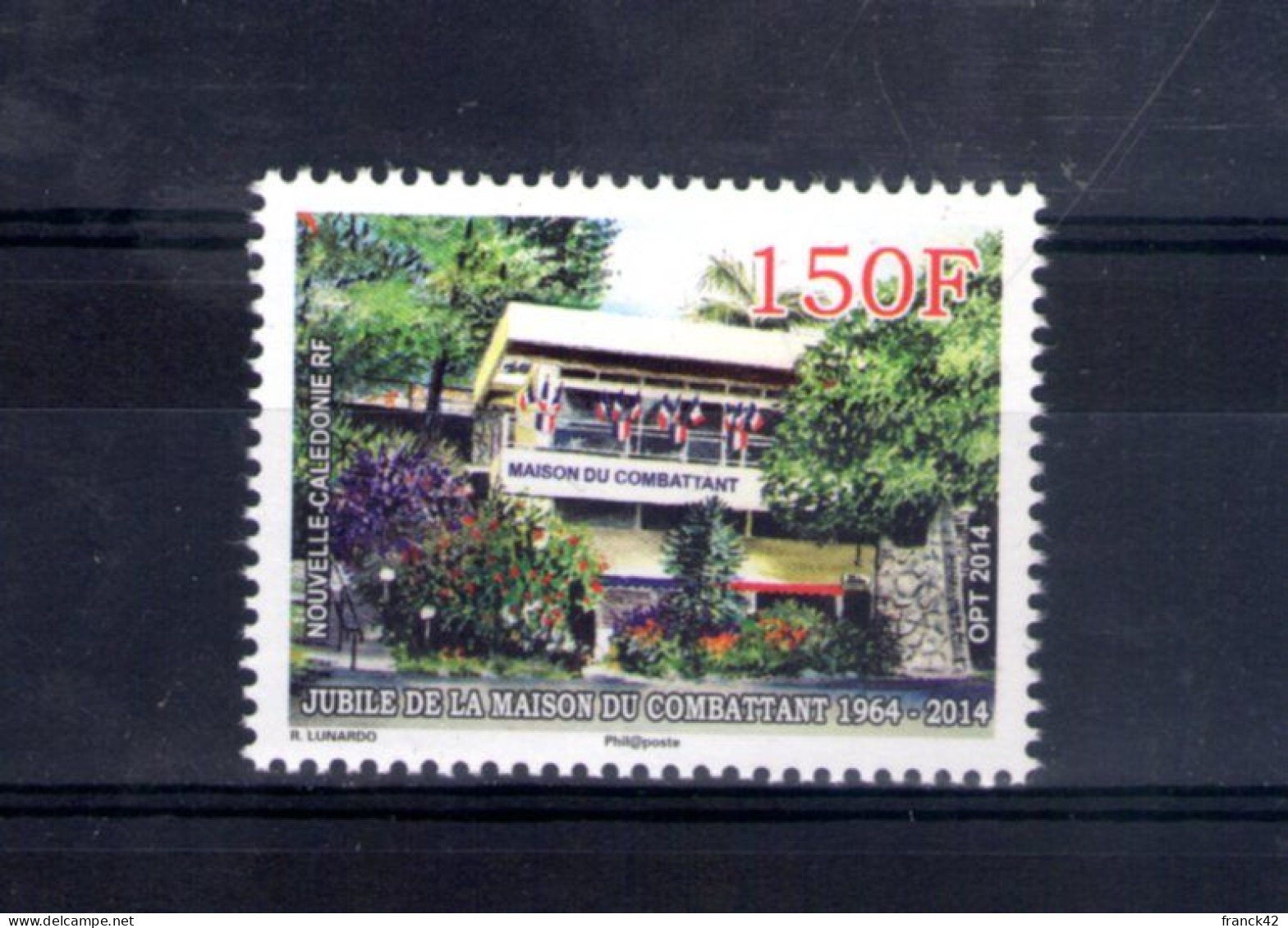 Nouvelle Caledonie. Jubilée De La Maison Du Combattant. 2014 - Unused Stamps