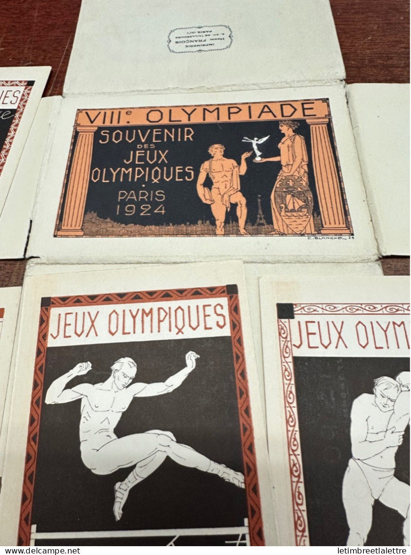France - Souvenir Des Jeux Olympiques De Paris 1924 - Complet - Entiers Postaux - Collections & Lots: Stationery & PAP