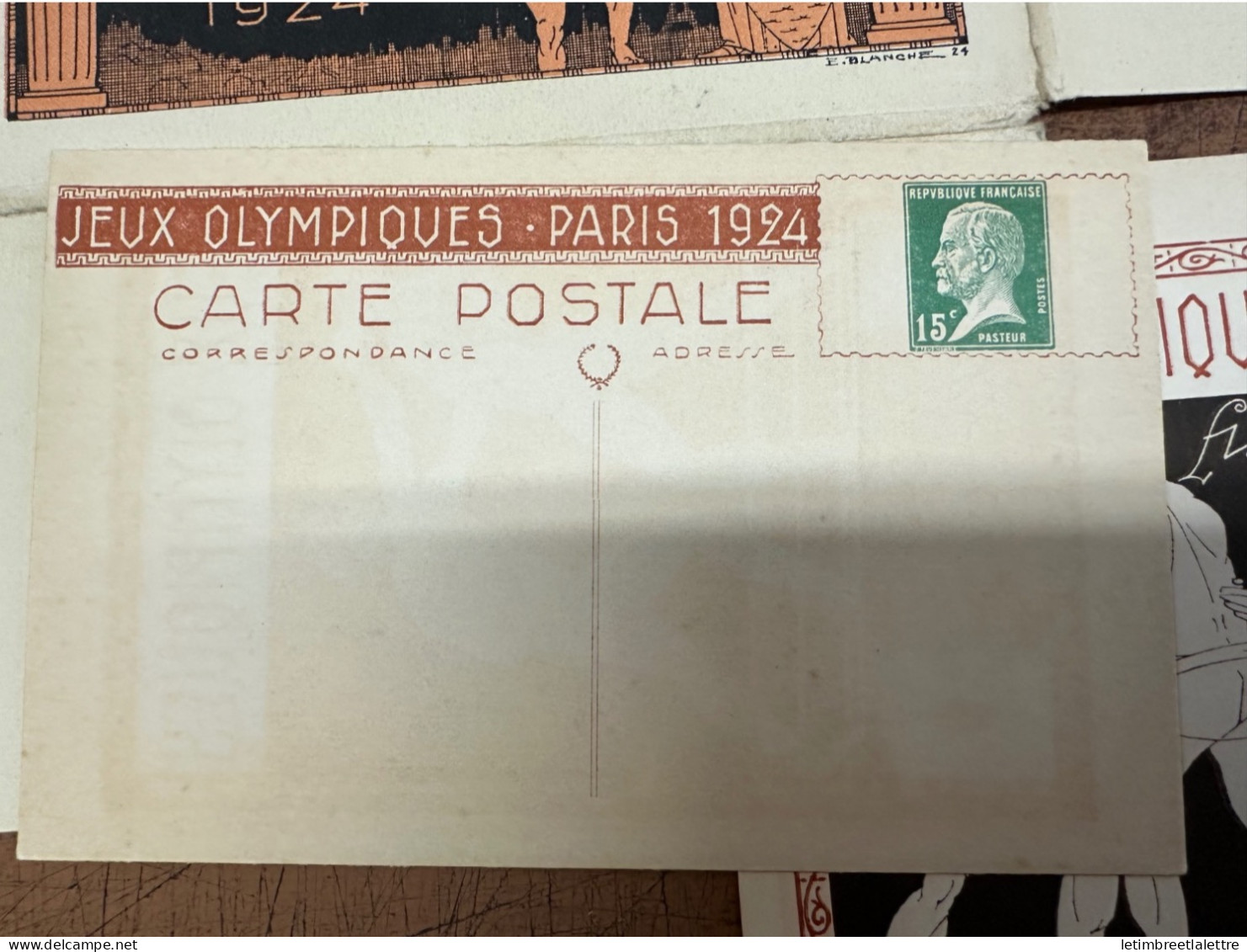 France - Souvenir Des Jeux Olympiques De Paris 1924 - Complet - Entiers Postaux - Verzamelingen En Reeksen: PAP