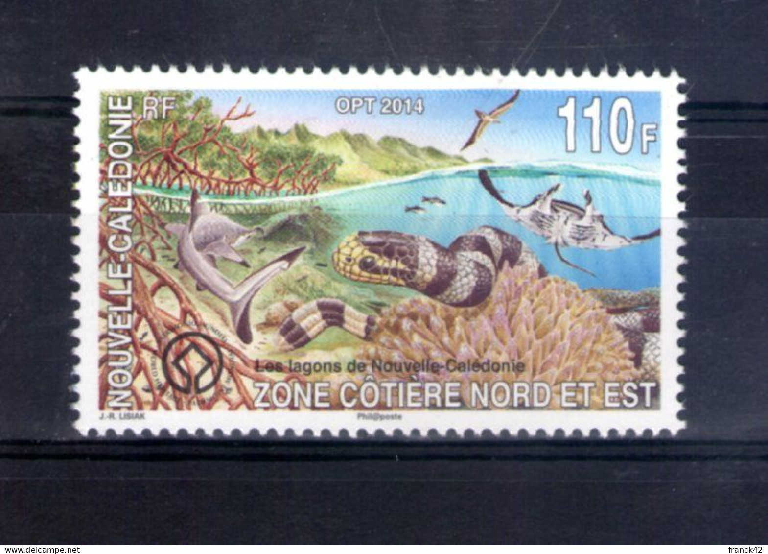 Nouvelle Caledonie. Les Lagons. 2014 - Unused Stamps