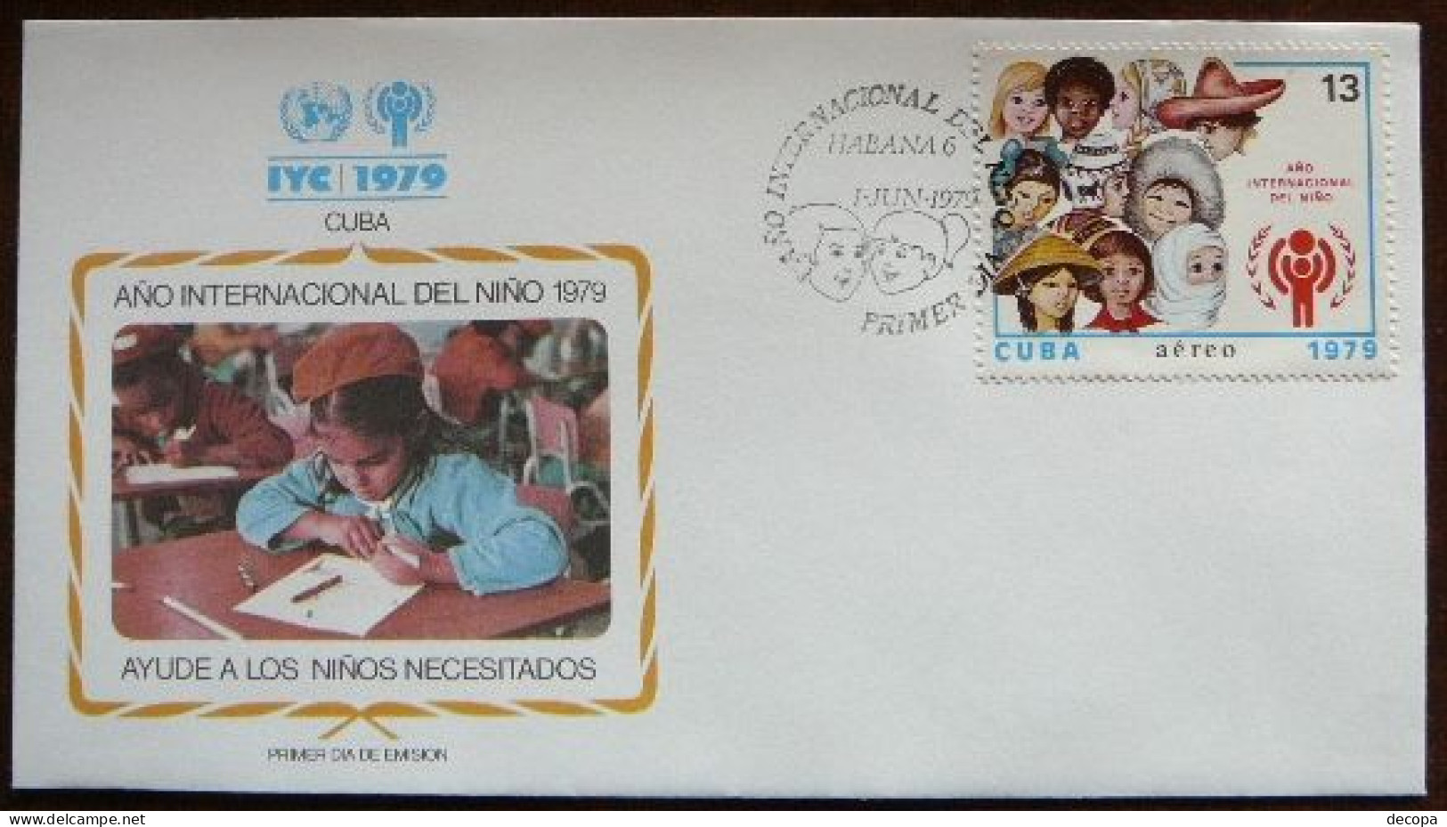 International Year Of The Child    Cuba        FDC      Mi  Nr. 2403    Yv  A312   1979 - FDC