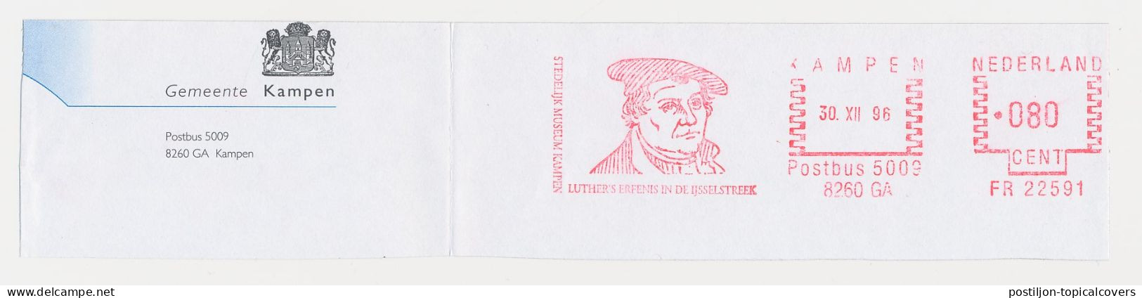 Meter Top Cut Netherlands 1996 - Luther's Legacy Museum Exhibition - Martin Luther - Theologian - Reformation - Cristianismo