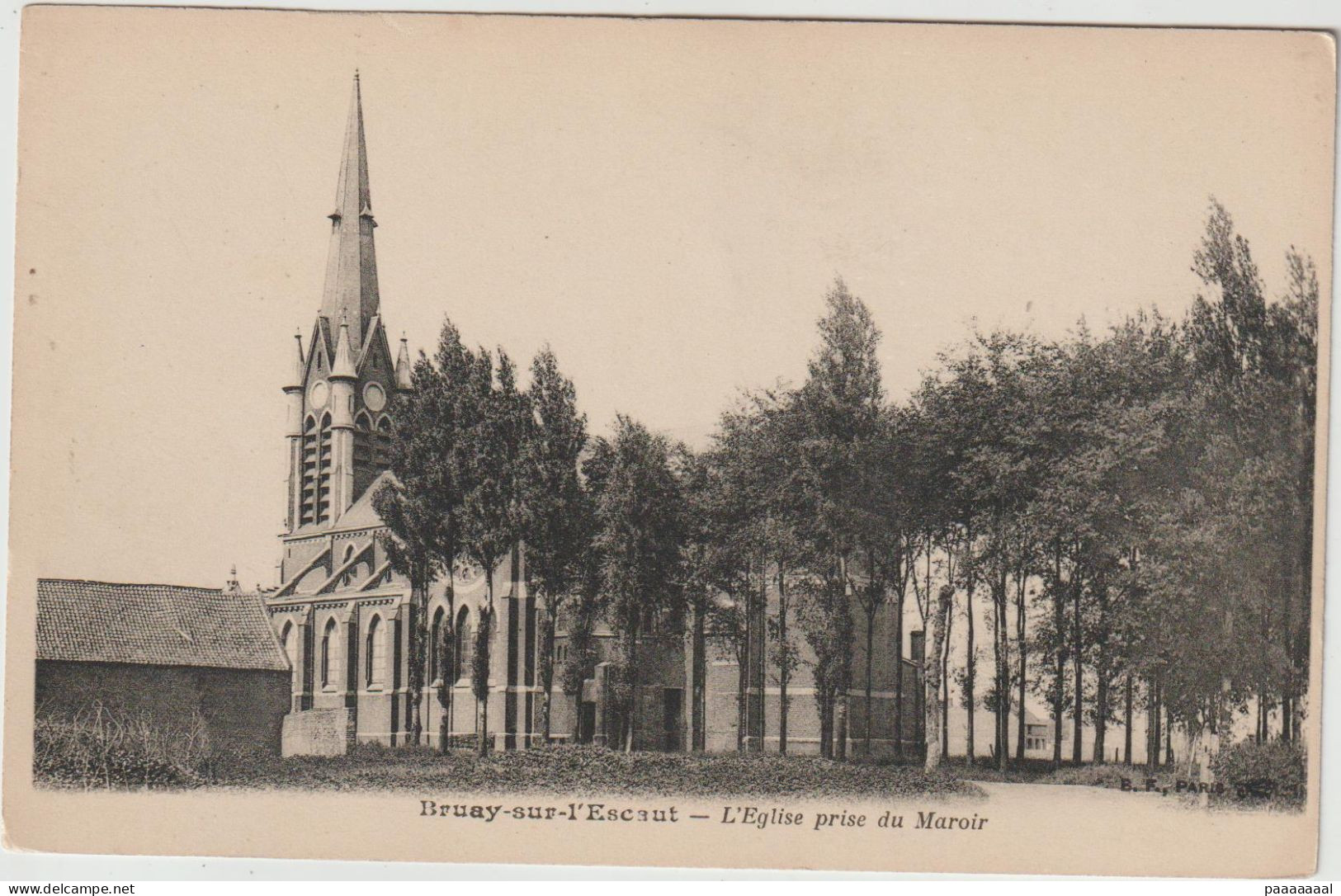 BRUAY SUR L ESCAUT  L EGLISE PRISE DU MANOIR - Bruay Sur Escaut