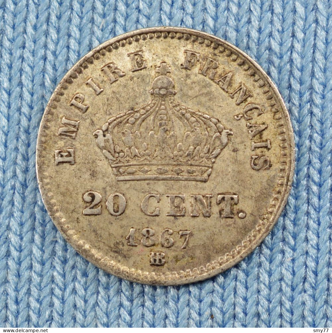 France • 20 Centimes 1867 BB • [24-057] - 20 Centimes