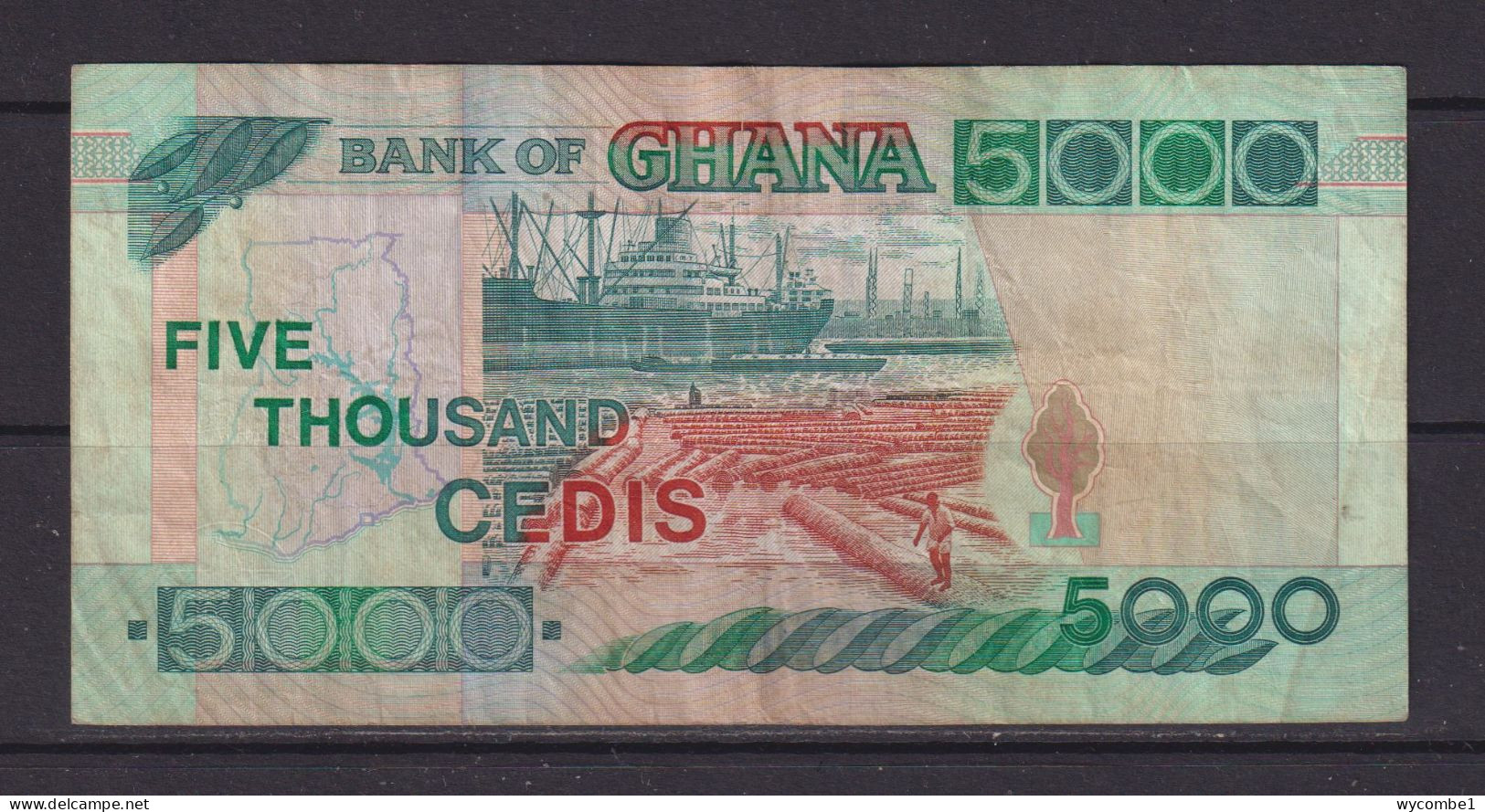 GHANA - 2000 5000 Cedis Circulated Banknote - Ghana