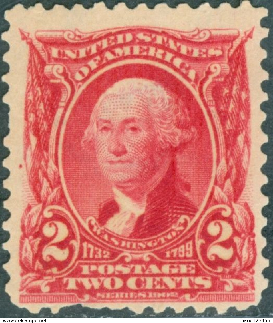 STATI UNITI D’AMERICA, UNITES STATES, GEORGE WASHINGTON, 1903, FRANCOBOLLI (MLH*) Scott:US 301, Yt:US 145 - Unused Stamps