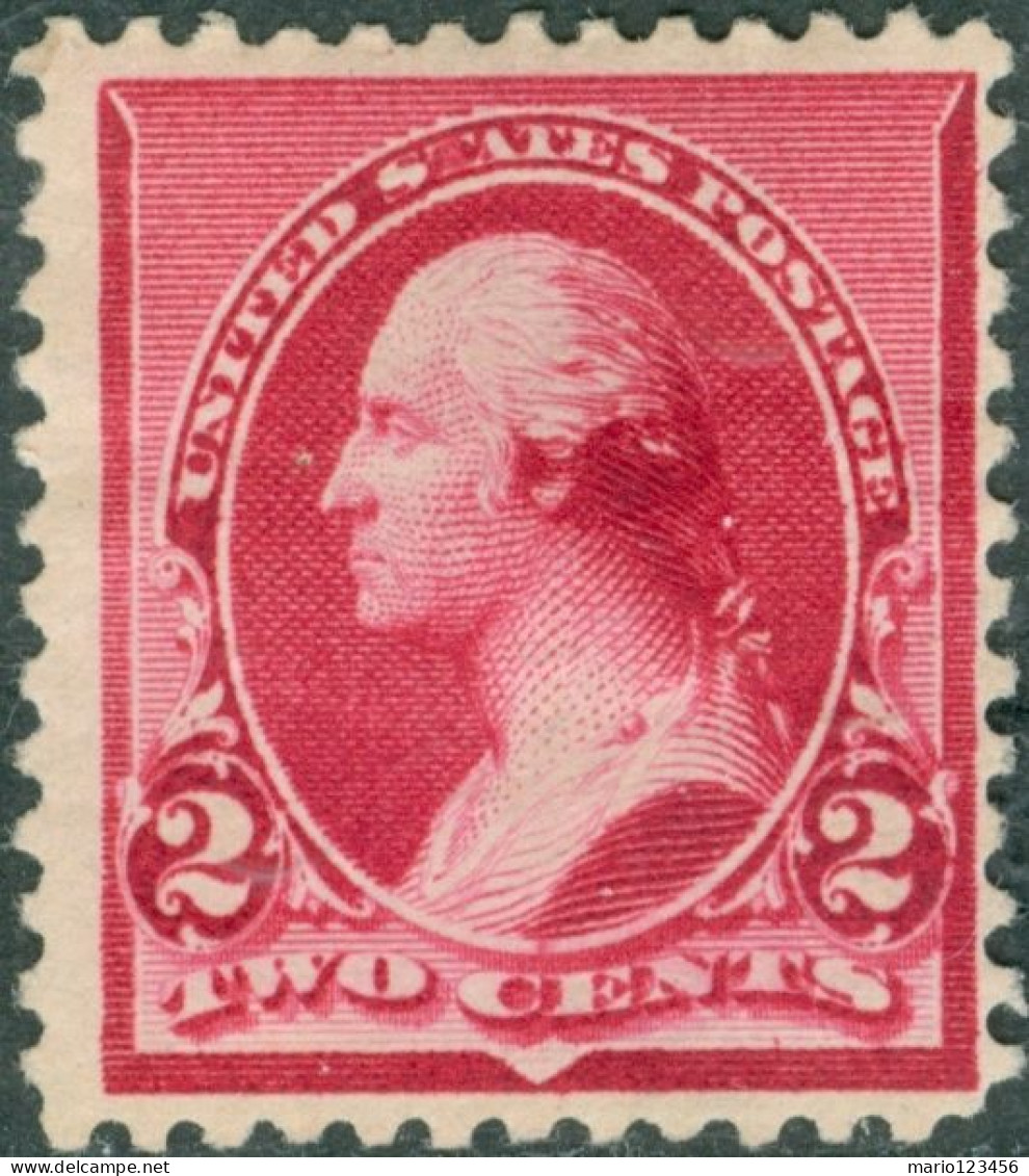STATI UNITI D’AMERICA, UNITES STATES, GEORGE WASHINGTON, 1895, FRANCOBOLLI (MLH*) Scott:US 267 - Unused Stamps