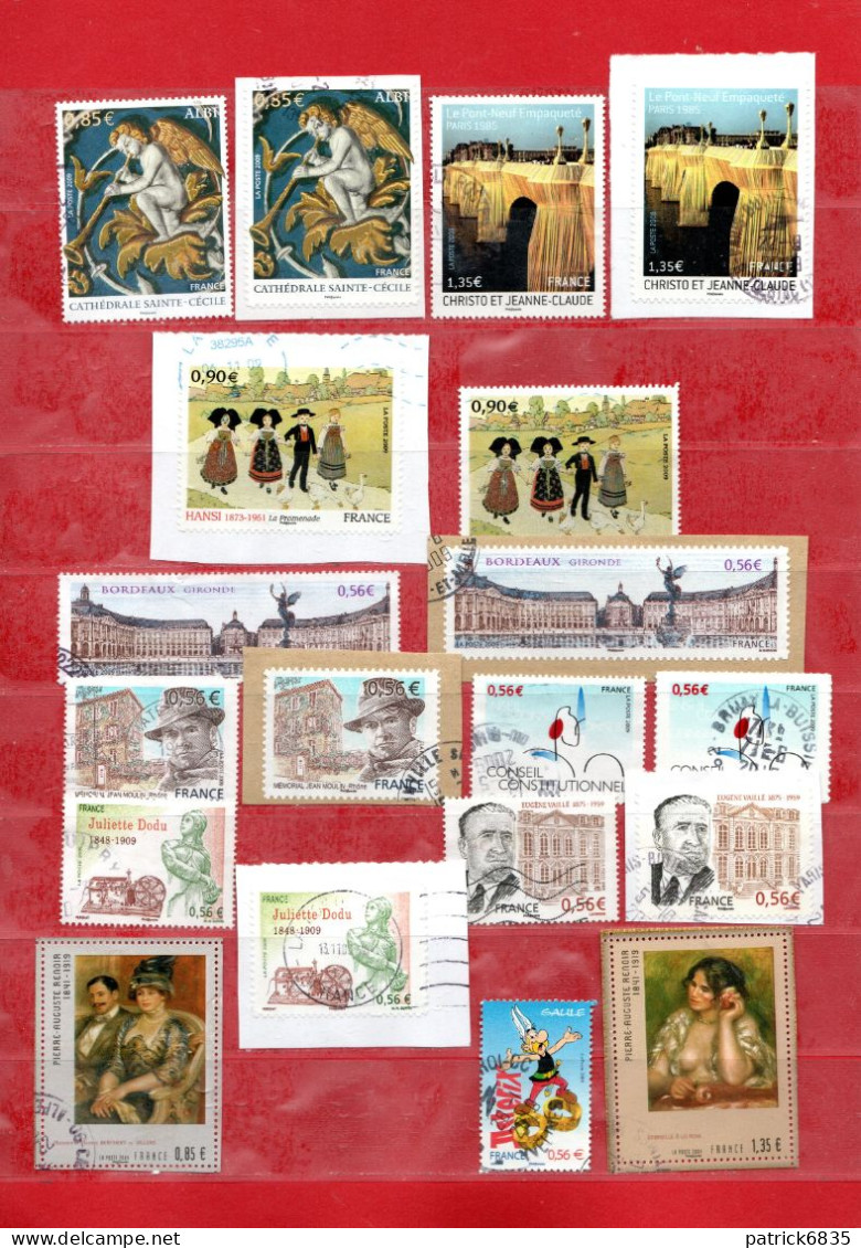 Francia ° - 2009 - Année  Presque Complète, Sans Les Timbres De ASTERIX. 218 Timbres.  Oblitérer - 2000-2009