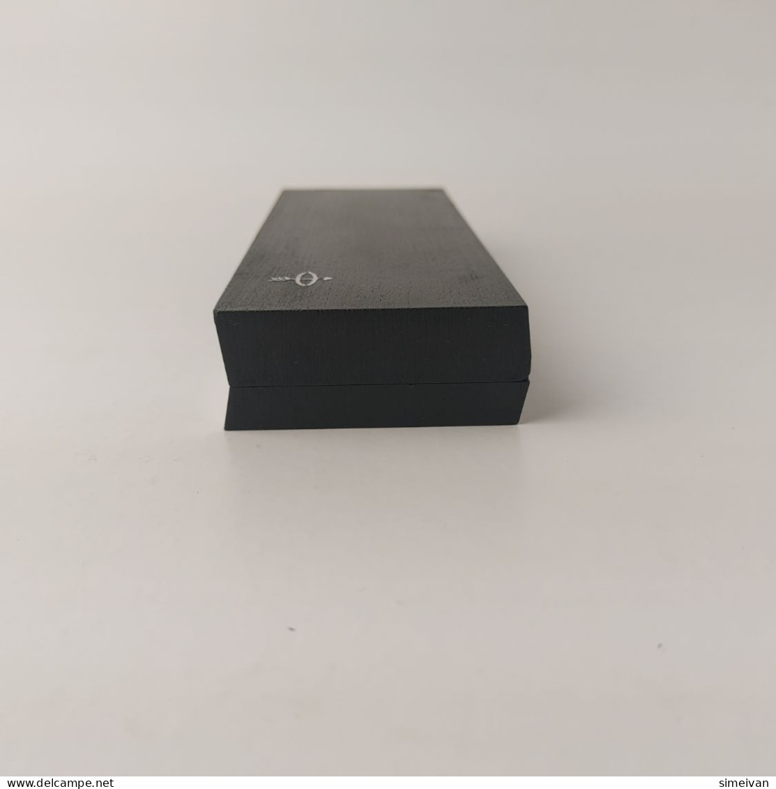 Parker Vintage Black and Silver Plastic Box One Slot Empty Hardcase #5478