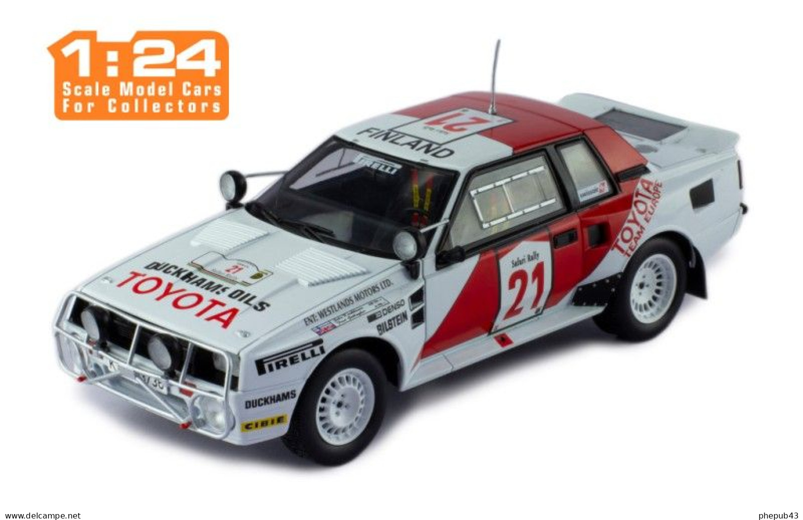 Toyota Celica TwinCam Turbo (TA64) - Safari 1985 #21 - Juha Kankkunen/F. Gallagher - Ixo (1:24) - Autres & Non Classés