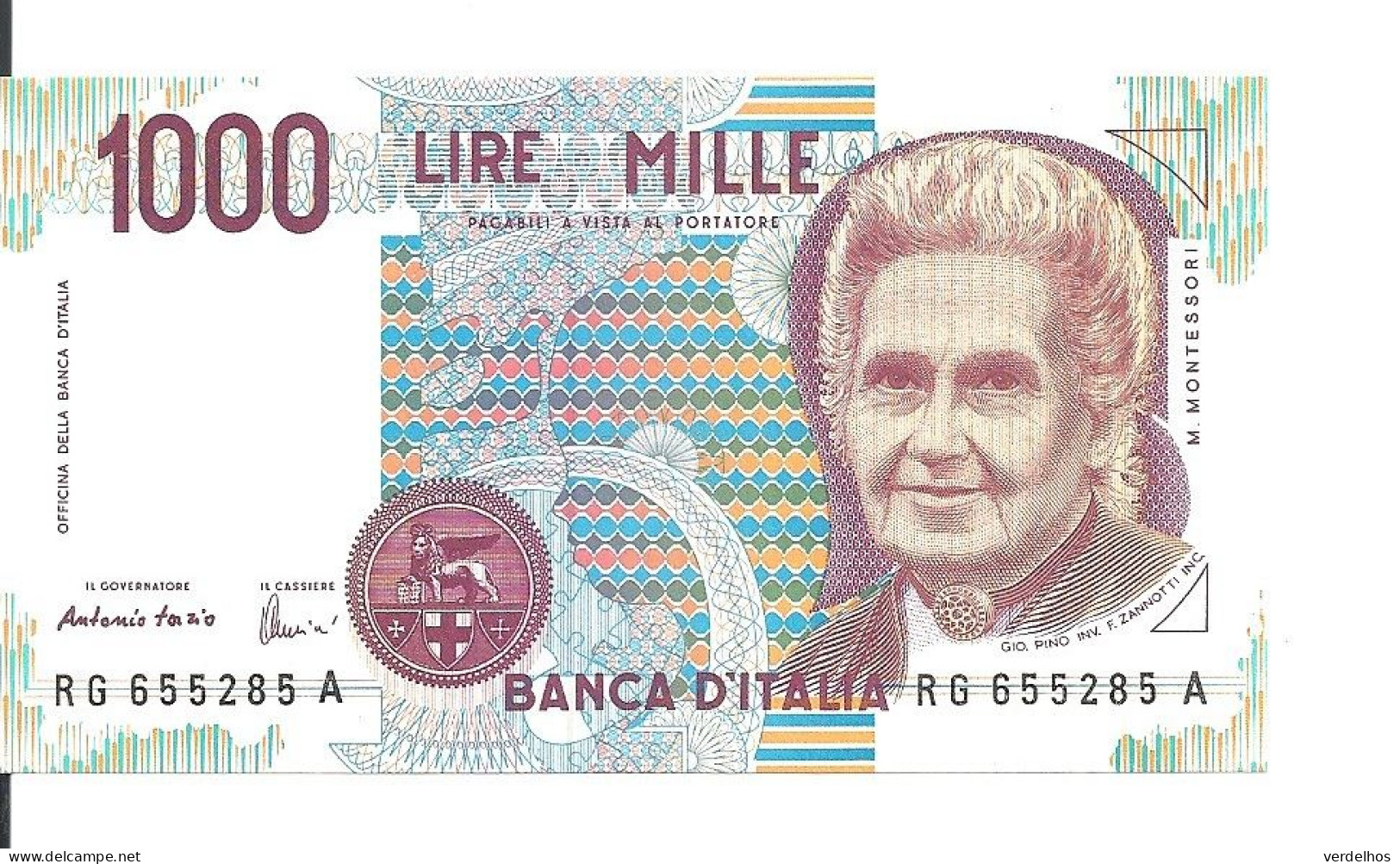 ITALIE 1000 LIRE 1990 UNC P 114 C - 1000 Lire