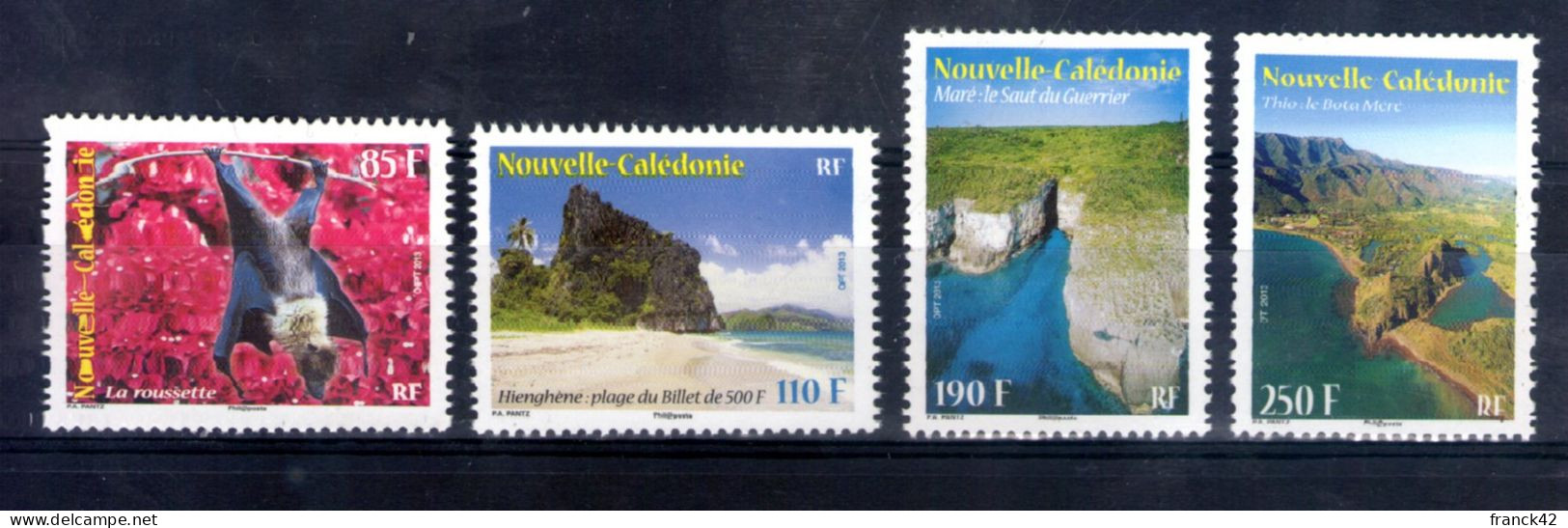 Nouvelle Caledonie. Paysages Et Animaux. 2013 - Unused Stamps