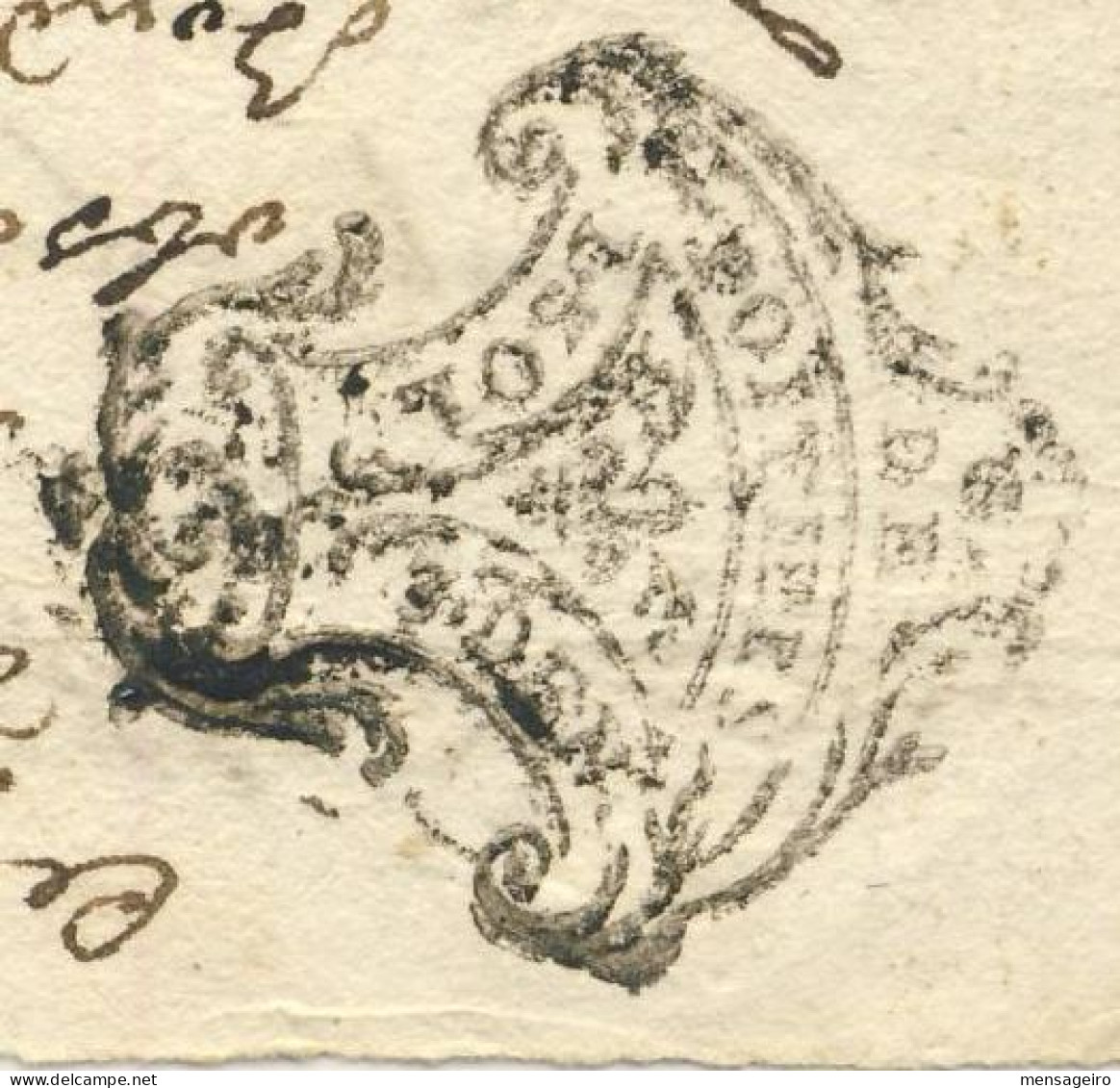 (C11) CACHET GENERALITE POITIERS SUR DOCUMENT 1775 - Cachets Généralité