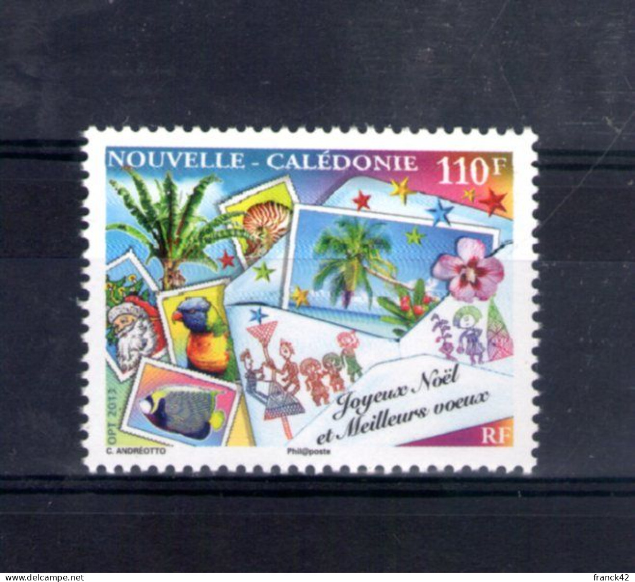 Nouvelle Caledonie. Noël. 2013 - Unused Stamps