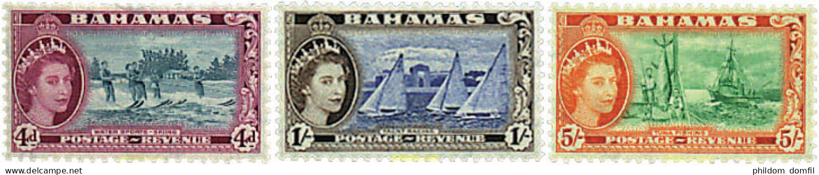 722884 MNH BAHAMAS 1954 MOTIVOS VARIOS - 1858-1960 Colonia Británica