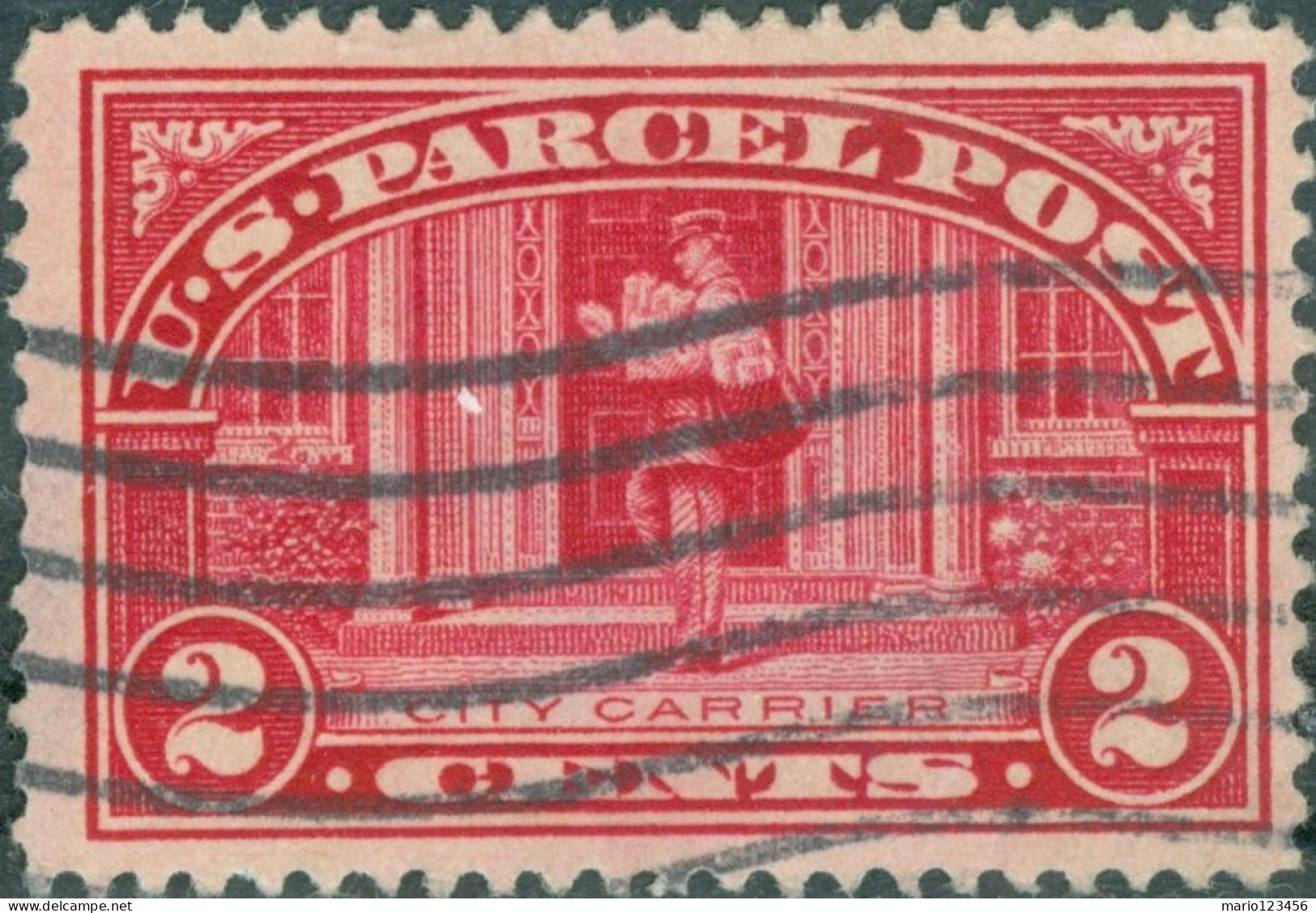 STATI UNITI D’AMERICA, UNITES STATES, PACCHI POSTALI, 1913, FRANCOBOLLI USATI Scott:US Q2, Yt:US CP2 - Used Stamps