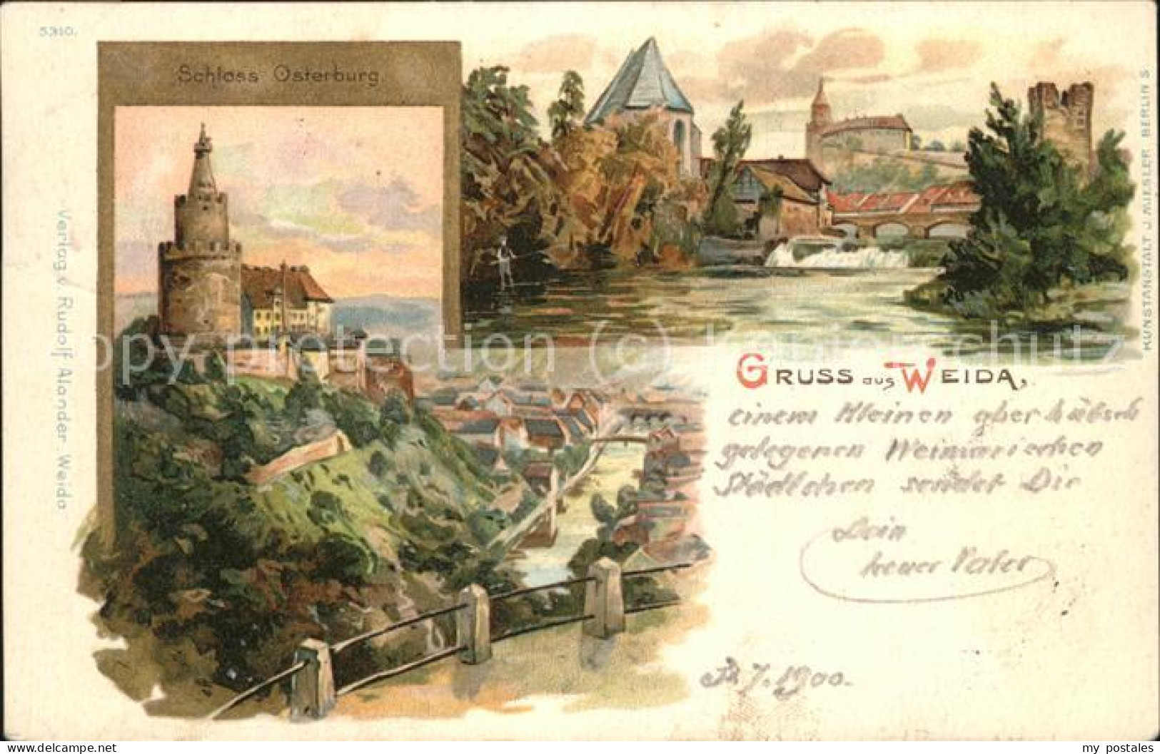 41492236 Weida Thueringen Schloss Osterburg Weida Thueringen - Weida