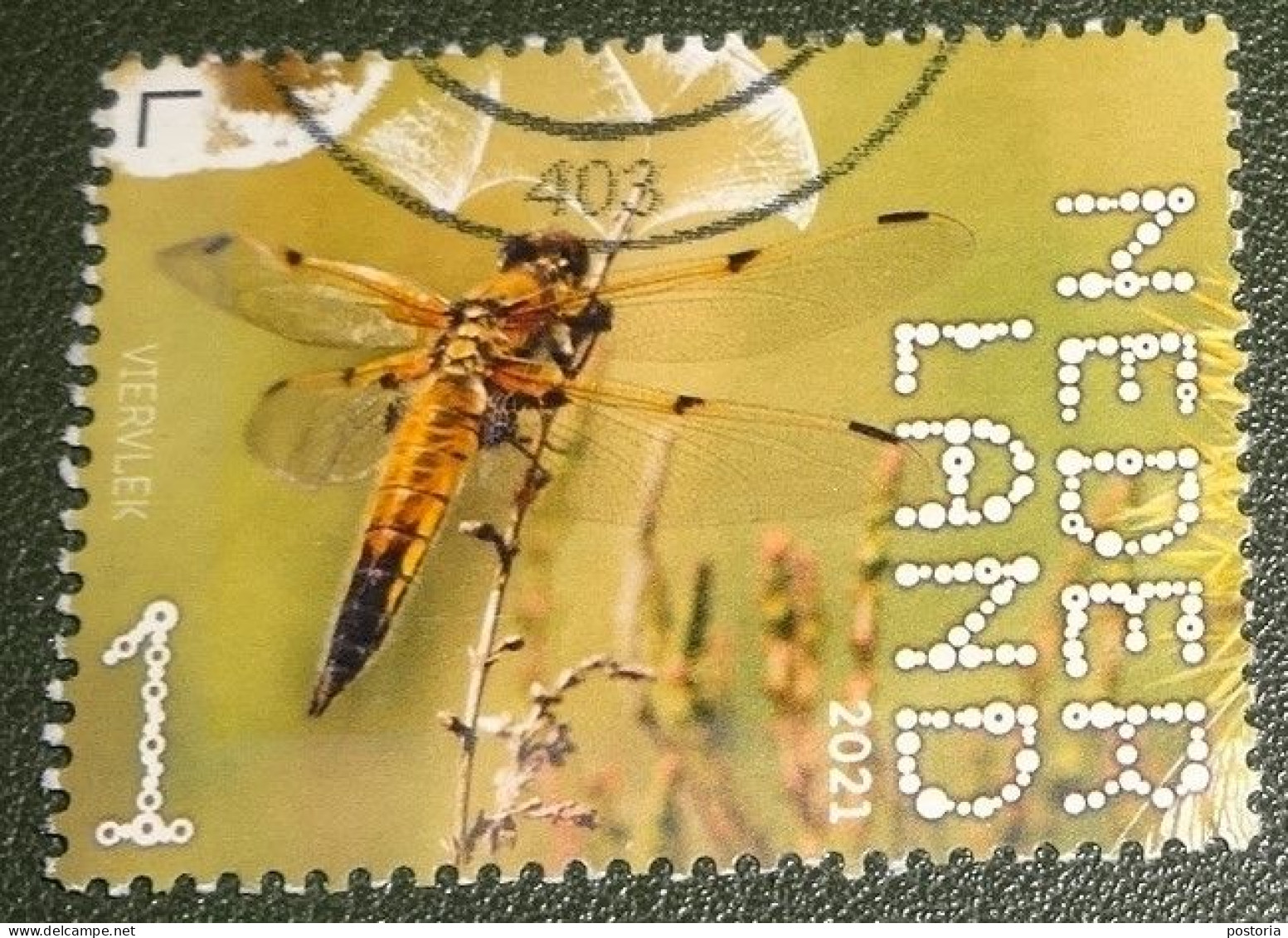 Nederland - NVPH - Xxxx - 2021 - Gebruikt - Used - Beleef De Natuur - Viervlek - Used Stamps