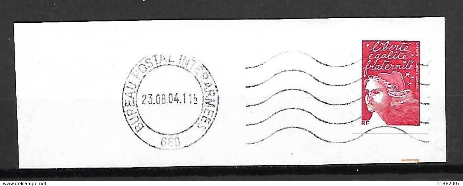 FRANCE     -      Cachet  Du BPM  660 De MOSTAR  Avec  Affranchissement. . - War Stamps