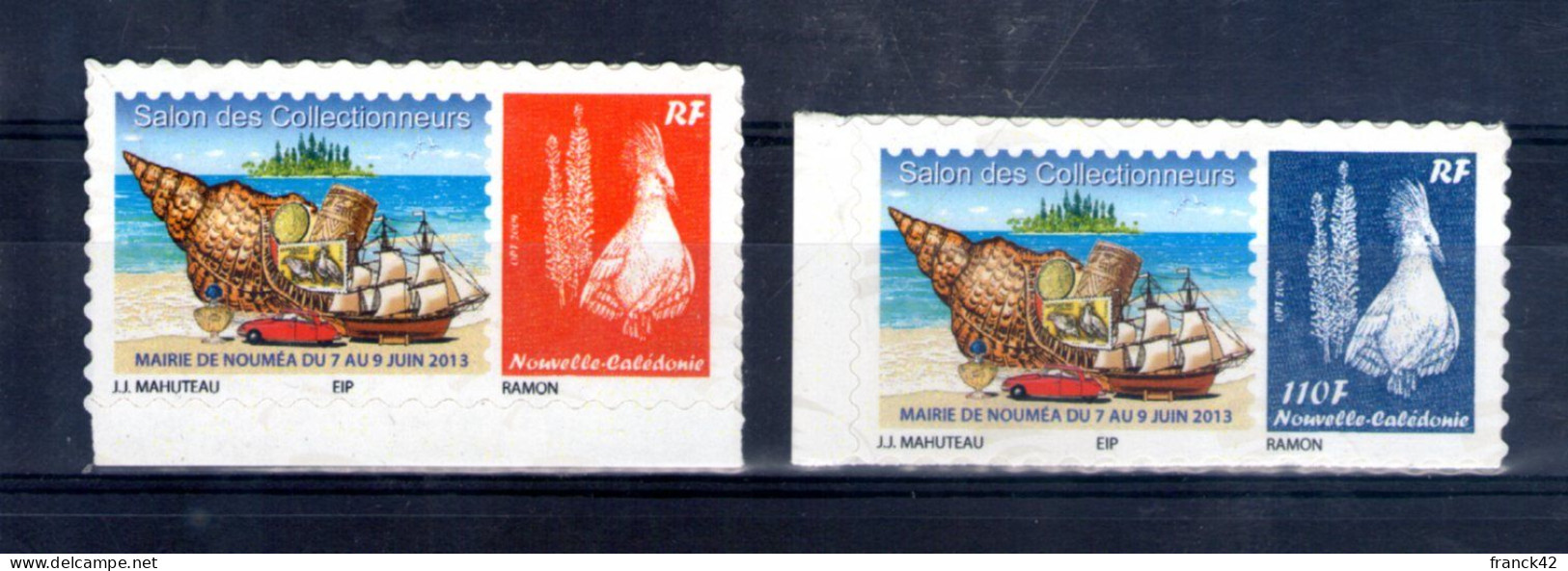 Nouvelle Caledonie. Timbres Personnalisés Cagou. 2013 - Neufs