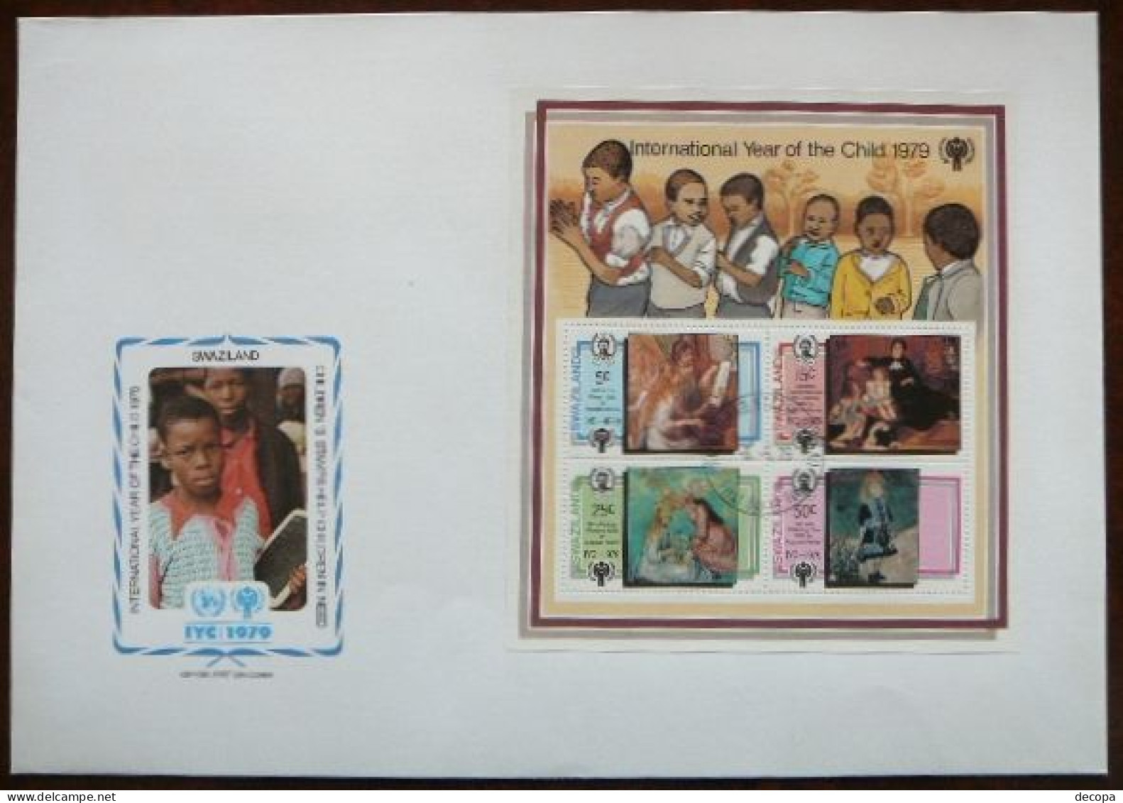 International Year Of The Child    Swaziland     FDC    Mi  BF 17    Yv   BF 16    1979 - Swaziland (1968-...)