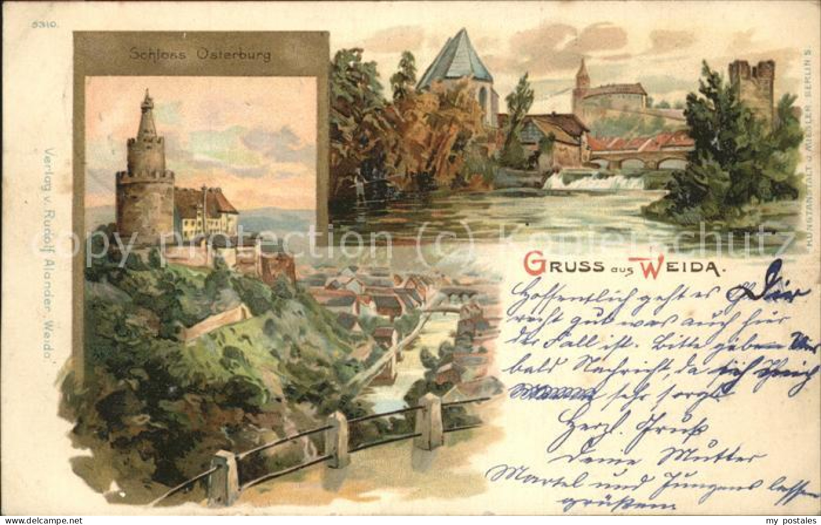 41491985 Weida Thueringen Schloss Osterburg Weida Thueringen - Weida