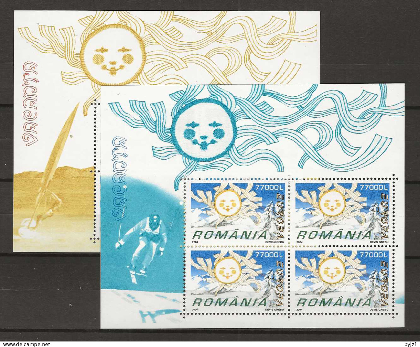 2004 MNH Romania Sheets Postfris** - 2004