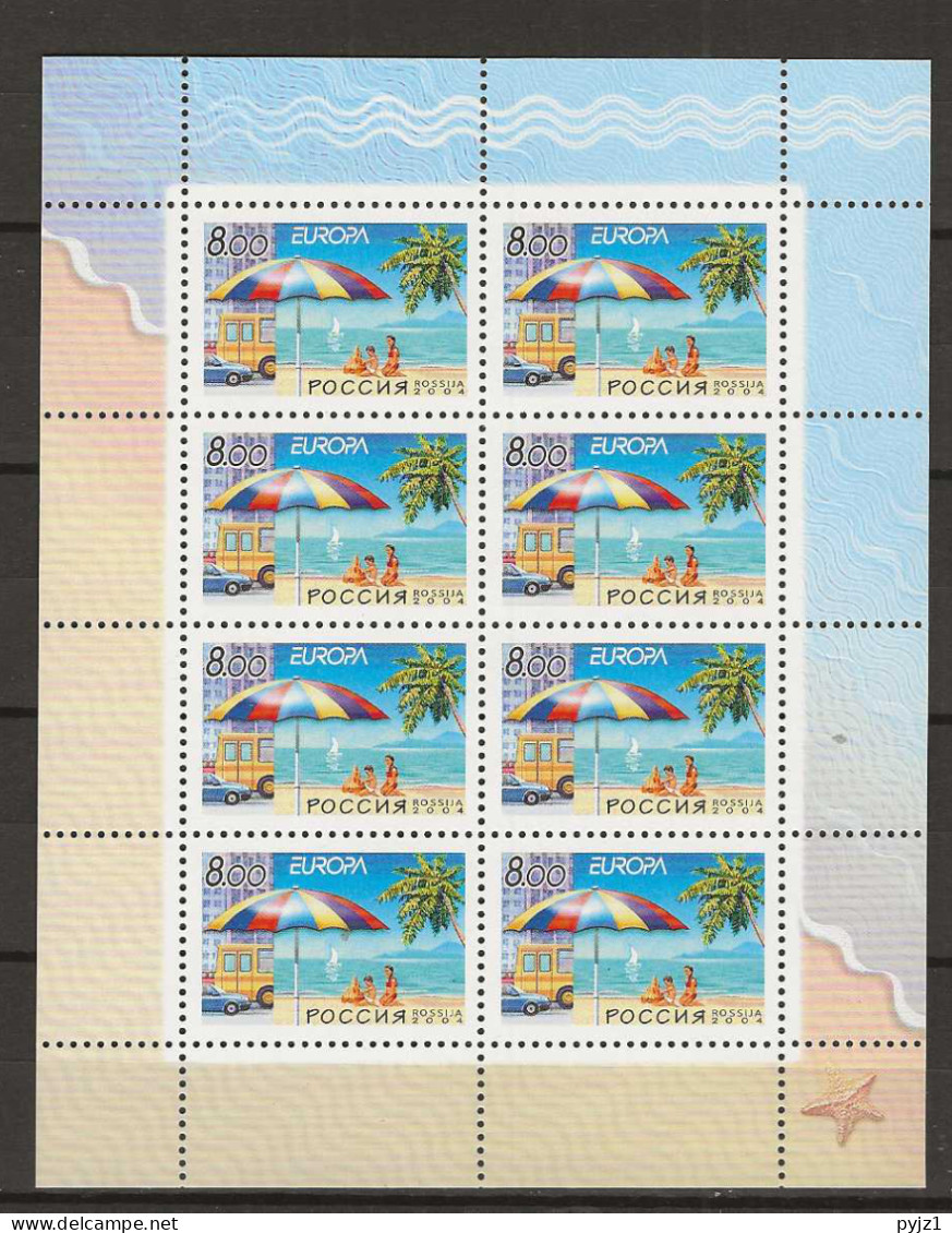 2004 MNH Russia Sheet Postfris** - 2004