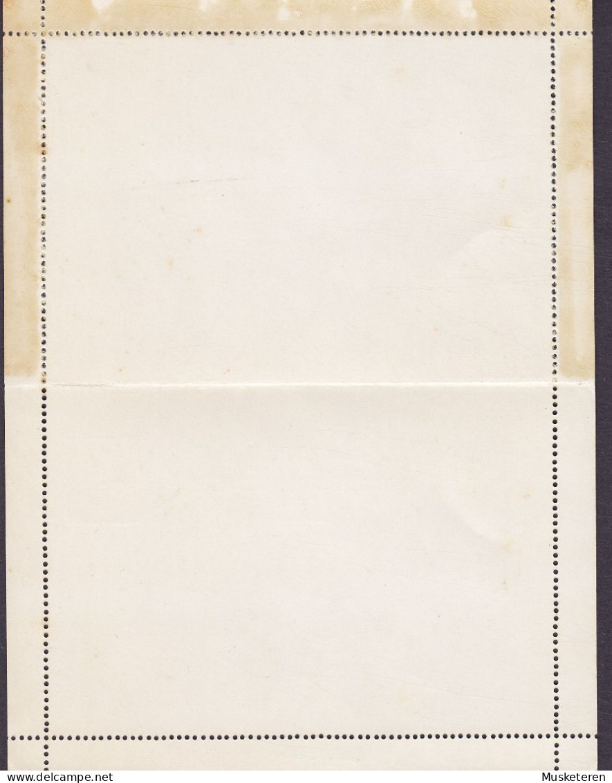 Denmark Postal Stationery Ganzsache Entier Korrespondancekort KK 8a, 8 Ø Perf. 10 3/4 Unused (2 Scans) - Interi Postali