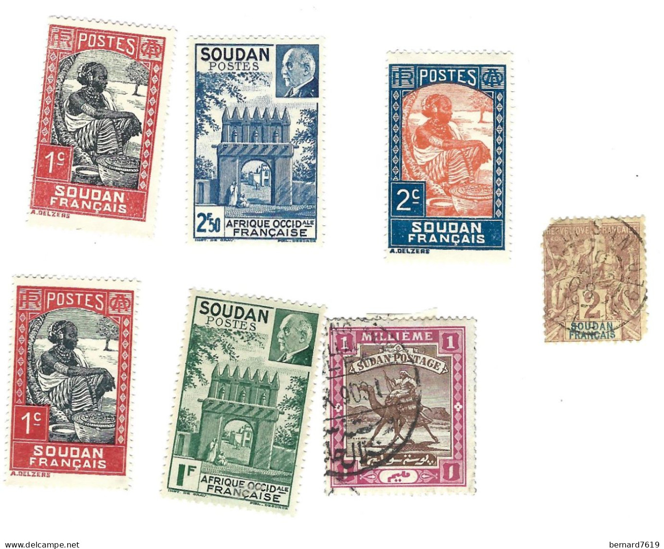 Lot De Timbres  -  Soudan - Other & Unclassified