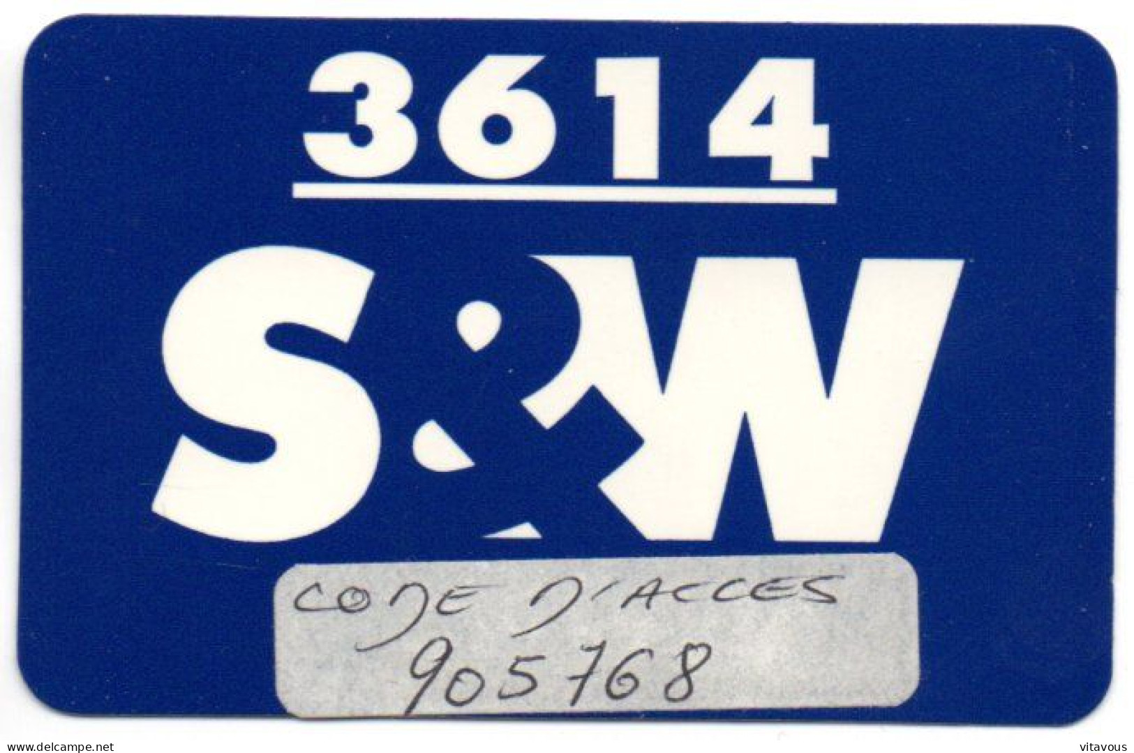 3614 S&w  Carte Connections 3614 France Card Karte (D 994) - Sonstige & Ohne Zuordnung