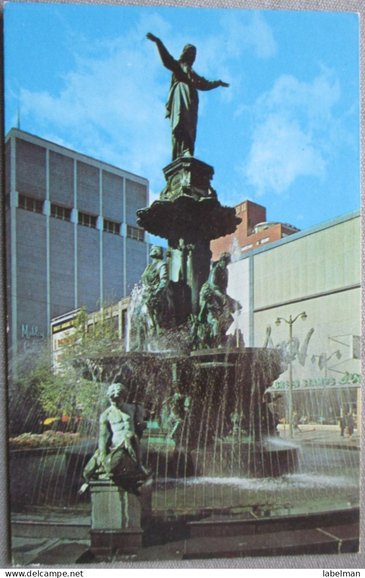 USA UNITED STATES OHIO CINCINNATI SQUARE FOUNTAIN KARTE CARD POSTCARD CARTE POSTALE ANSICHTSKARTE CARTOLINA POSTKARTE - Las Vegas