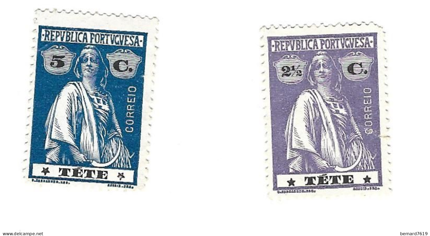 Lot De Timbres  - Tete - Tete