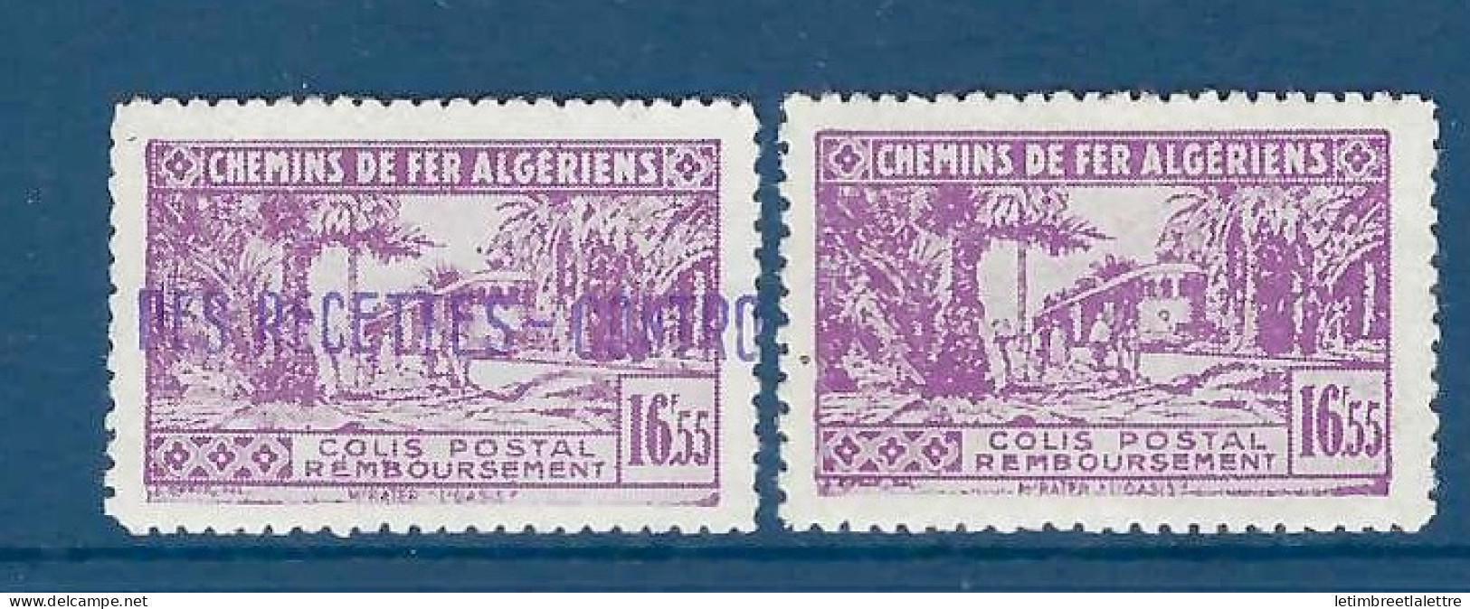 Algérie - Colis Postaux - YT N° 94 * - Neuf Avec Charnière - 1941 1942 - Colis Postaux