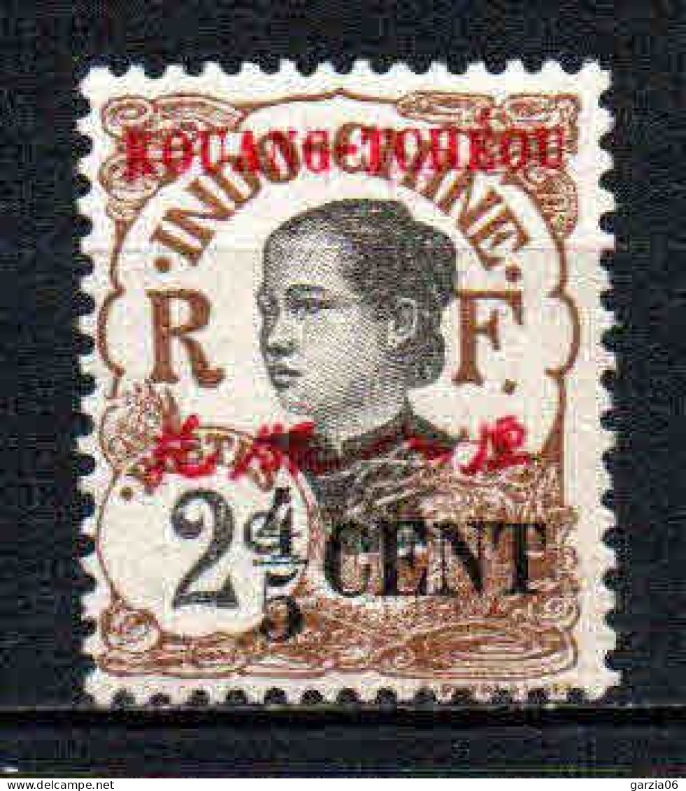 Kouang Tcheou  - 1919 - Tb Indochine Surch     -  N° 36 - Neufs * - MLH - Ongebruikt