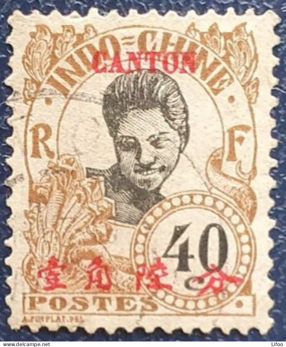 CANTON 1908 : YT N°60 Oblitération Légère - Used Stamps