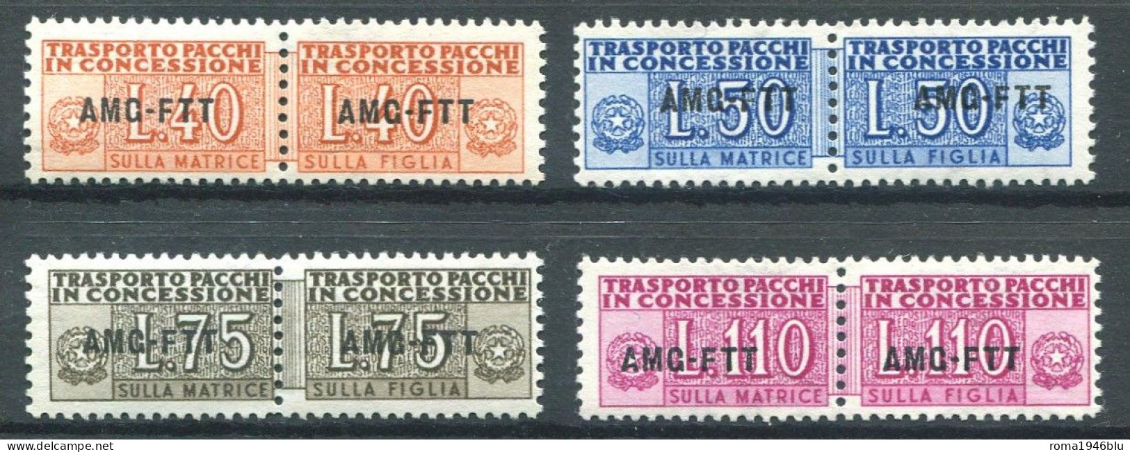 TRIESTE A 1953 PACCHI IN CONCESSIONE ** MNH - Paketmarken/Konzessionen