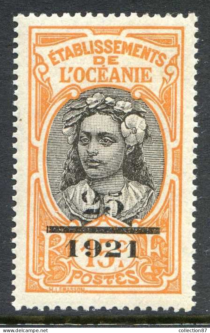 Réf 83 > OCEANIE < N° 46 * * Bien Centré Neuf Luxe -- MNH * * ---- > Cote 68 € - Neufs