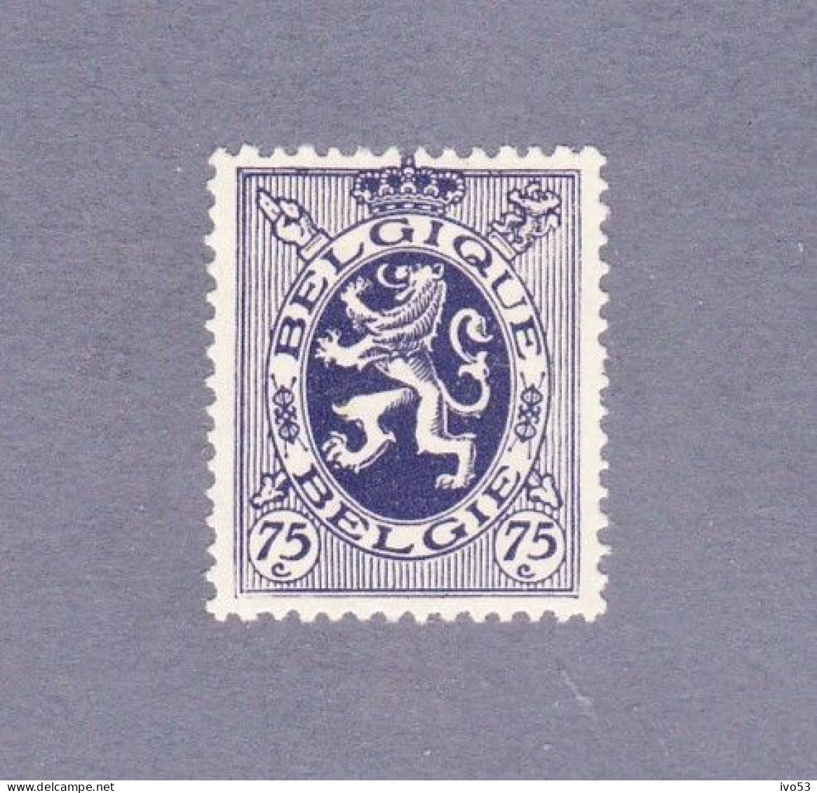 1929 Nr 288* Met Scharnier,zegel Uit Reeks Rijkswapen.Heraldieke Leeuw. - 1929-1937 Heraldieke Leeuw