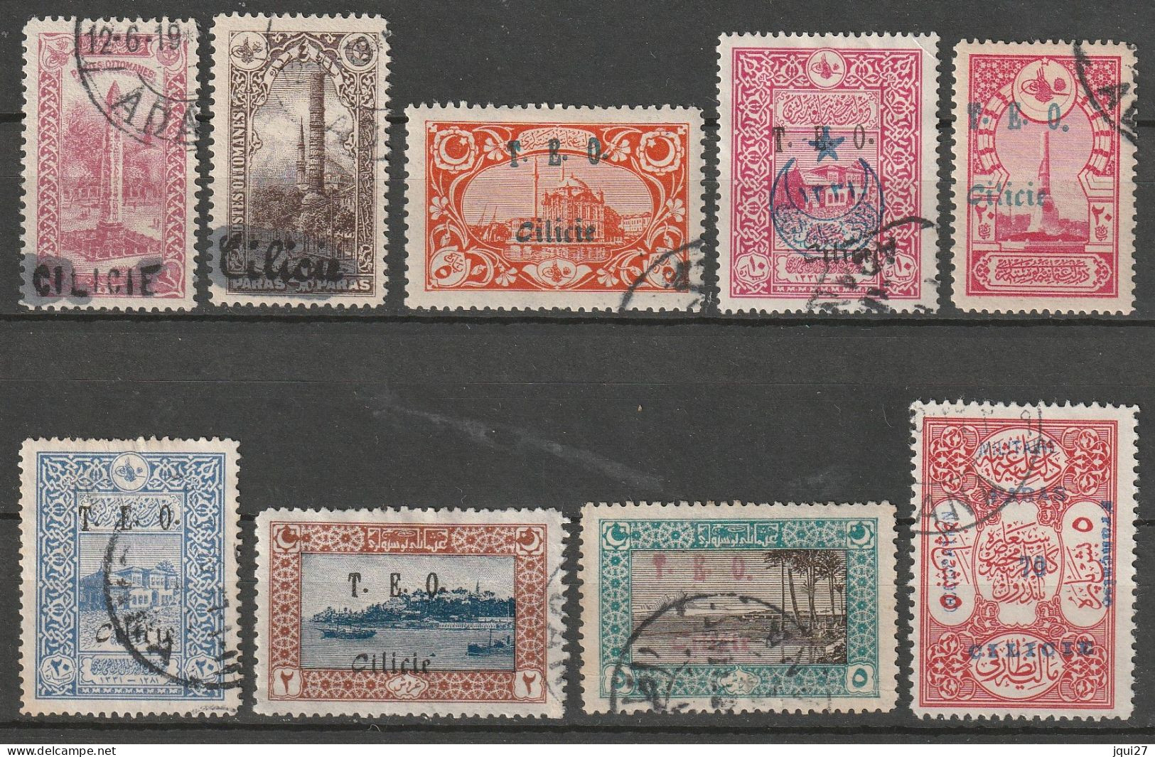 Cilicie N° 10, 49, 60, 63, 68, 69, 72, 73, 78 - Used Stamps