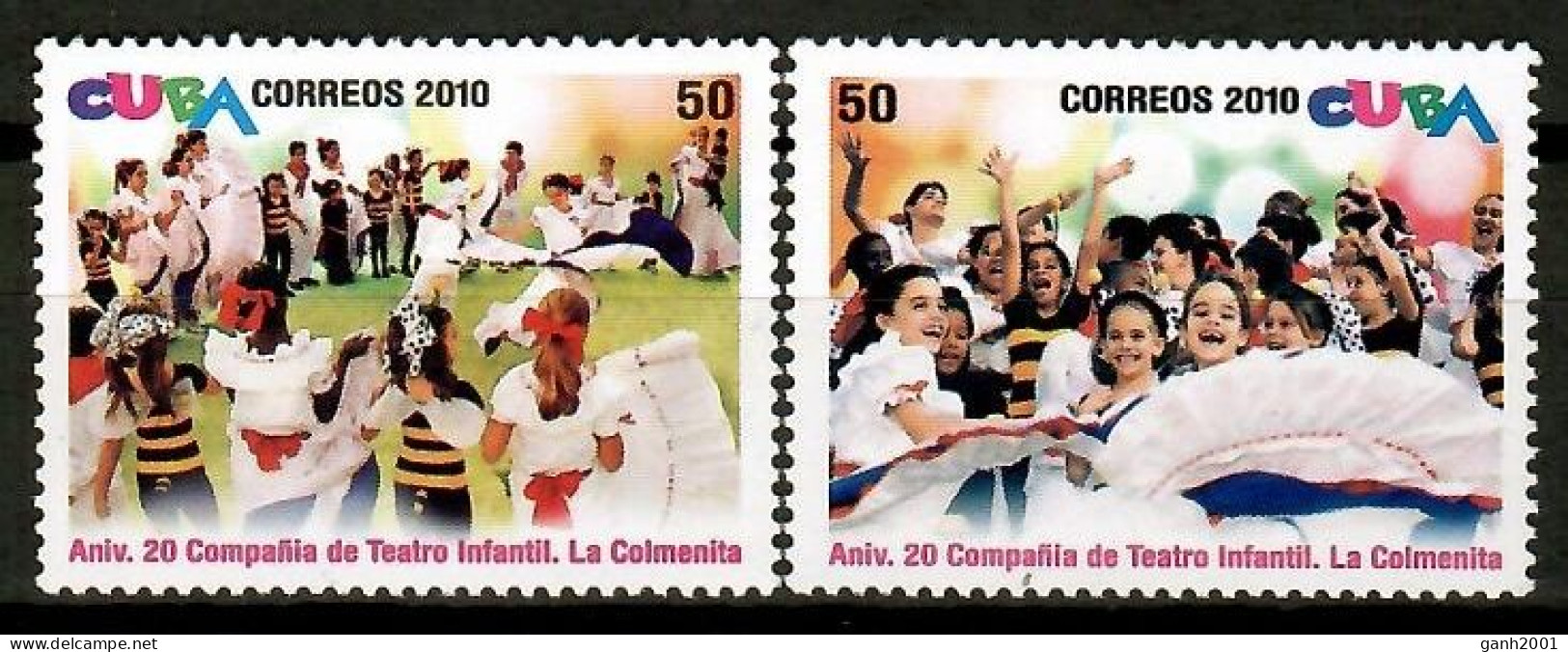 Cuba 2010 / Children's Theatre Company MNH Teatro Infantil La Colmenita / Cu12117  18-31 - Theater