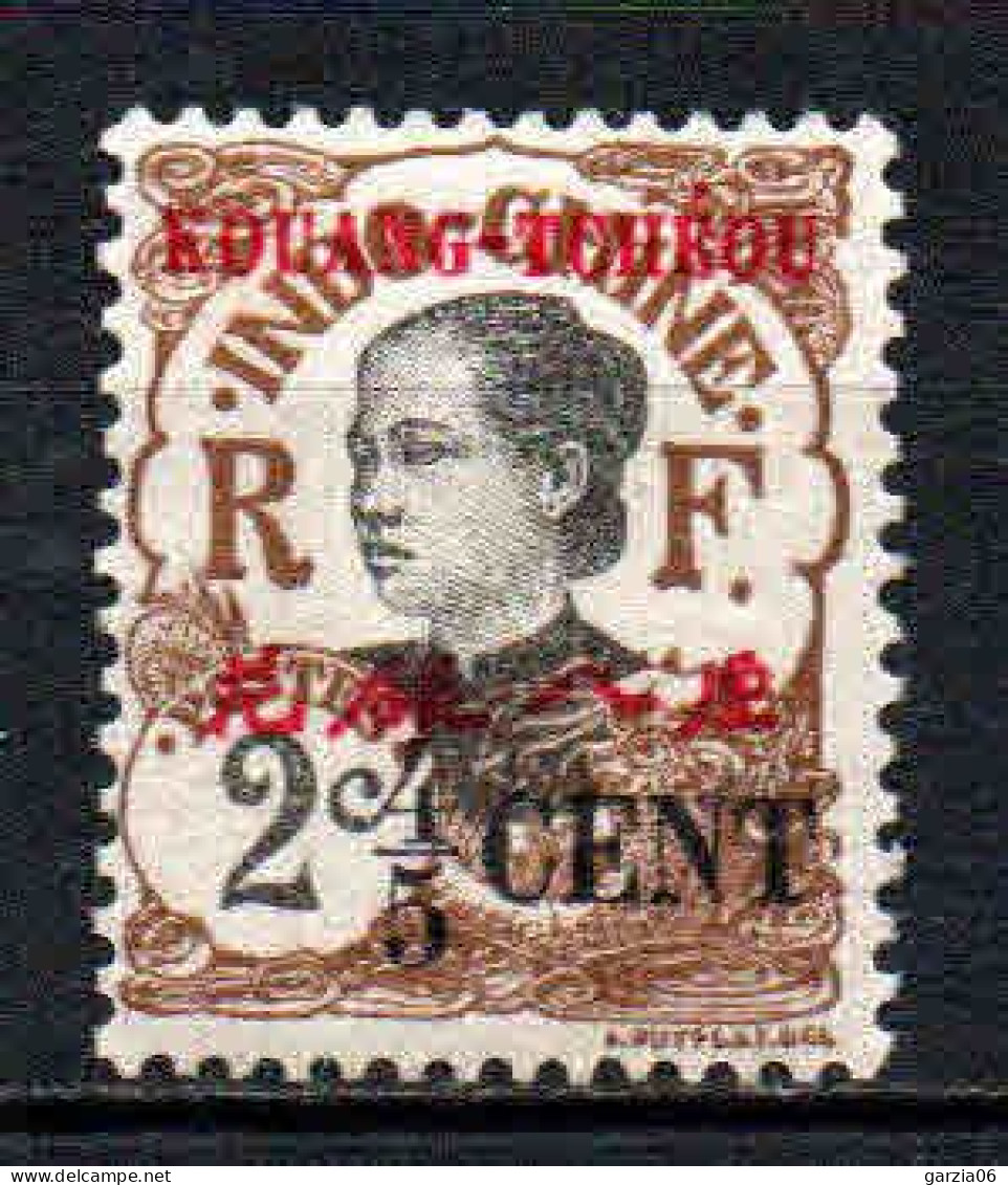 Kouang Tcheou  - 1919 - Tb Indochine Surch  -  N° 36  - Neufs ** - MNH - Nuevos