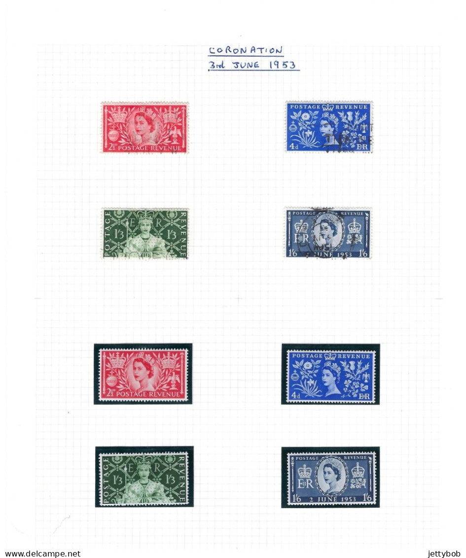 GB 1953-1970 Complete Collection Of Pre-decimal Commemorative Issues UMM + Nearly Complete Collection Used - Collezioni