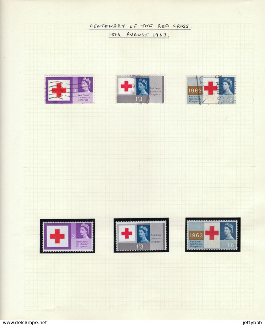 GB 1953-1970 Complete collection of pre-decimal commemorative issues UMM + nearly complete collection Used