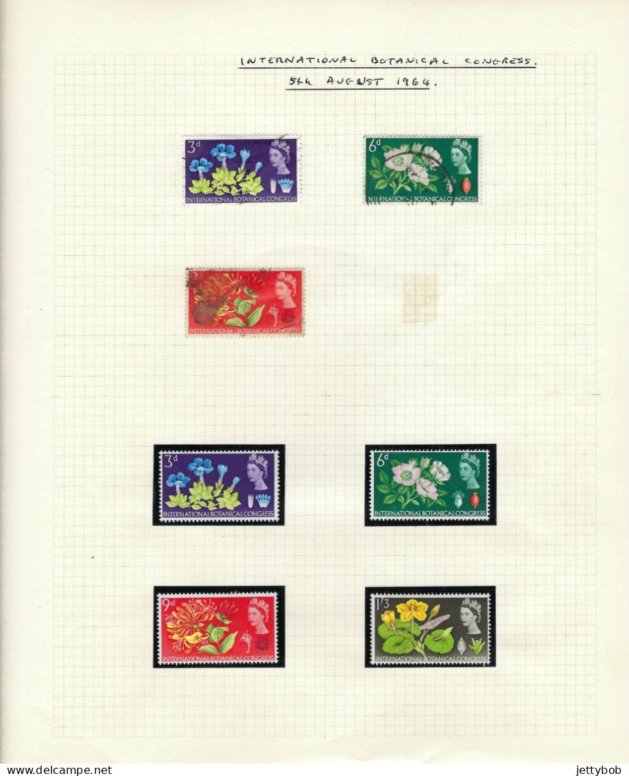 GB 1953-1970 Complete collection of pre-decimal commemorative issues UMM + nearly complete collection Used