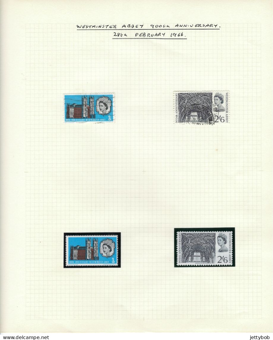 GB 1953-1970 Complete collection of pre-decimal commemorative issues UMM + nearly complete collection Used