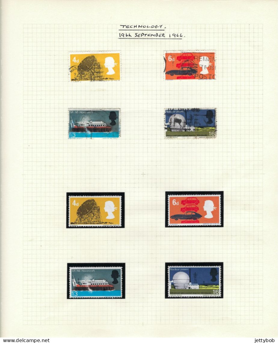 GB 1953-1970 Complete collection of pre-decimal commemorative issues UMM + nearly complete collection Used