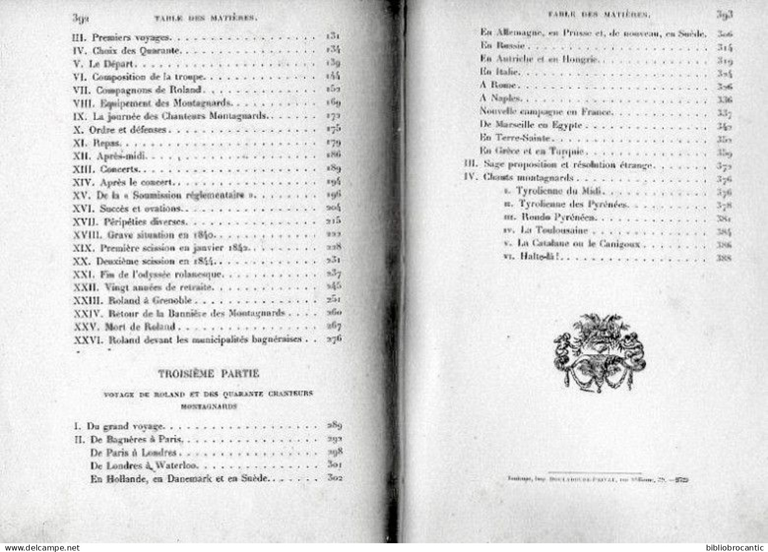 * ALFRED ROLLAND et Les Quarante CHANTEURS MONTAGNARDS * par L'ABBE MENVIELLE/ E.O. 1901