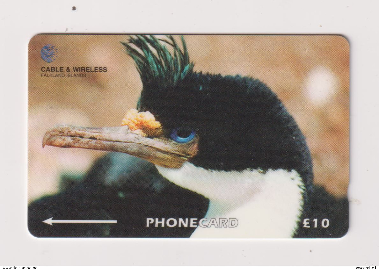 FALKLAND ISLANDS - King Cormorant Magnetic GPT Phonecard - Falkland Islands