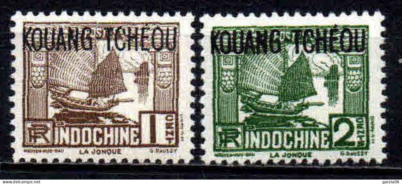 Kouang Tcheou  - 1937 - Tb Indochine Surch  -  N° 102/103  - Neufs ** - MNH - Neufs